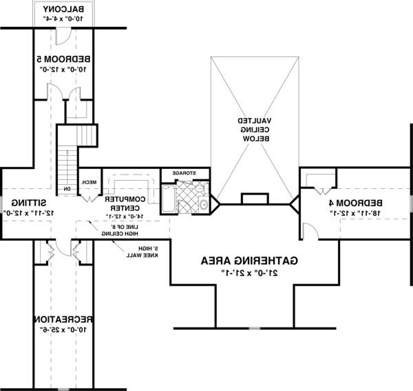 Bonus Room image of The Waterside House Plan